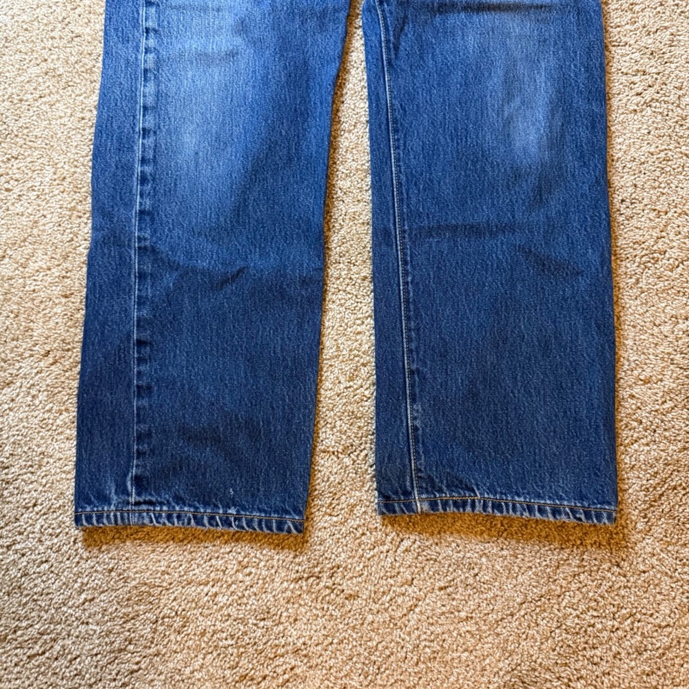 Levi's 501 Jeans Mens 36x30 Blue Vintage Original Fit Straight Leg Denim - Picture 3 of 12
